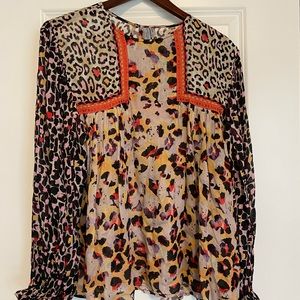Anthropologie | Bl^nk London Cheetah Top